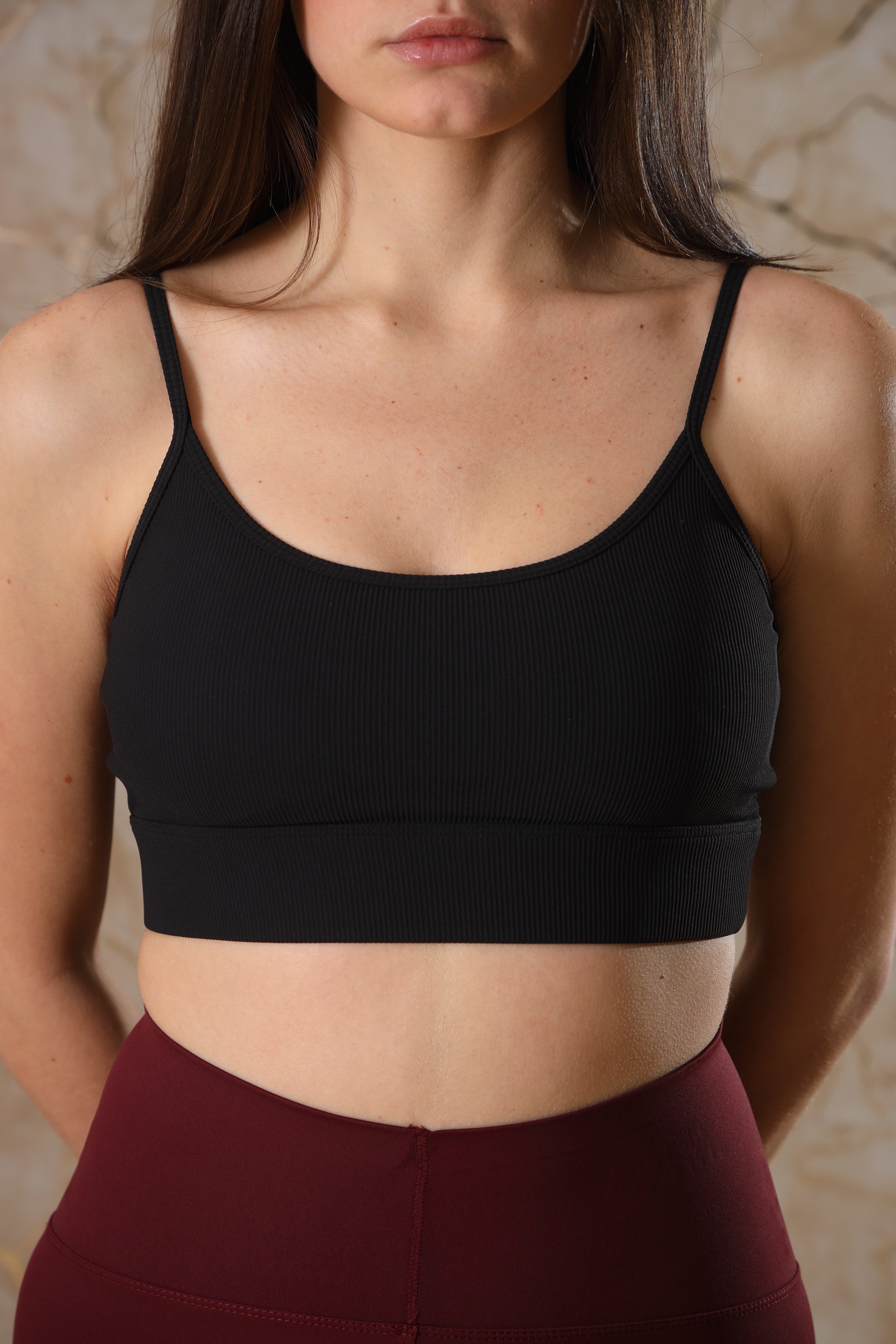 Top "Amalfi" Crop Nero