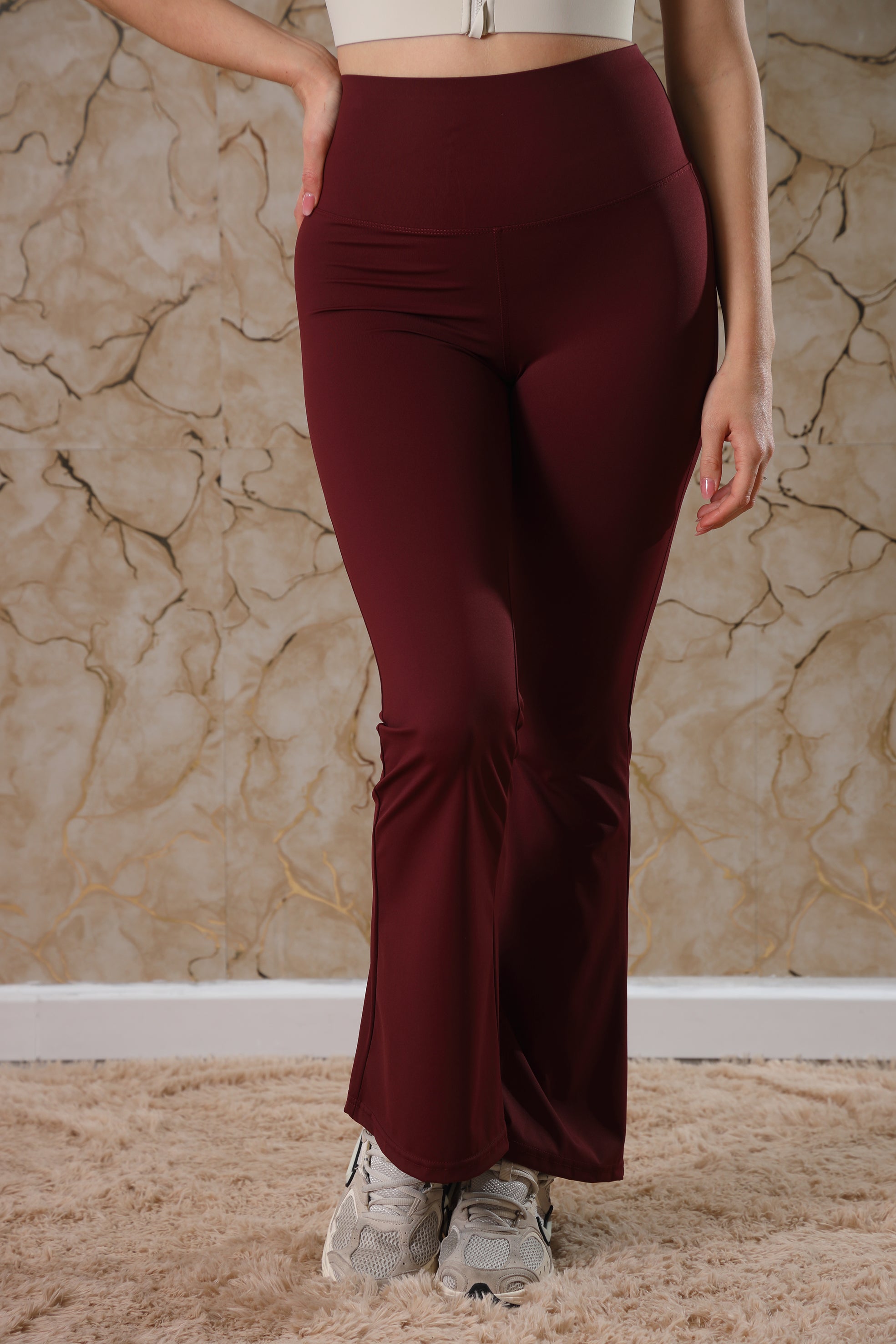 LEGGINGS A ZAMPA SENZA TASCA