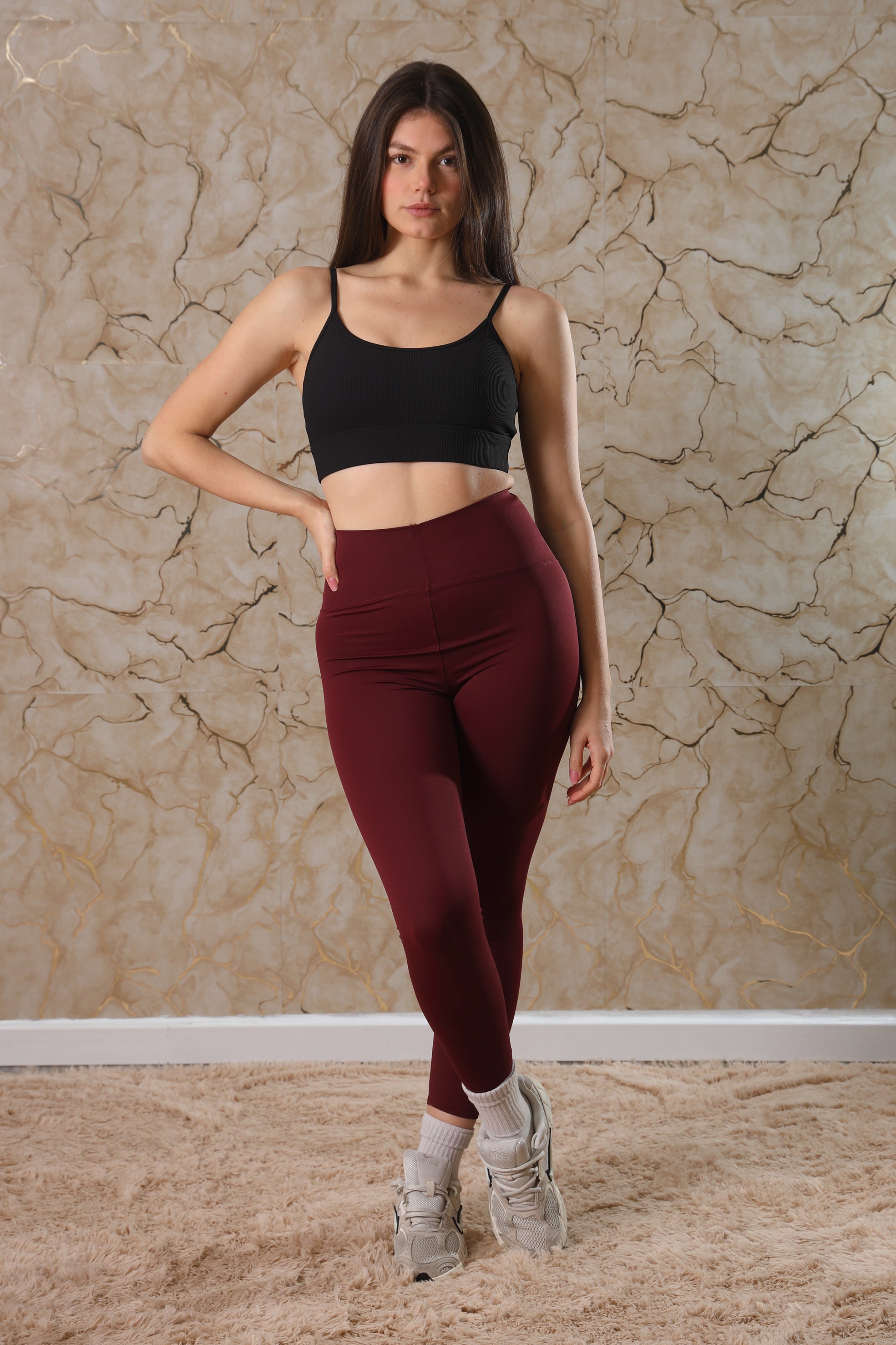 Leggings Slim Bordeaux